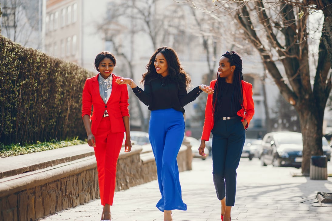 Black Women in a Park